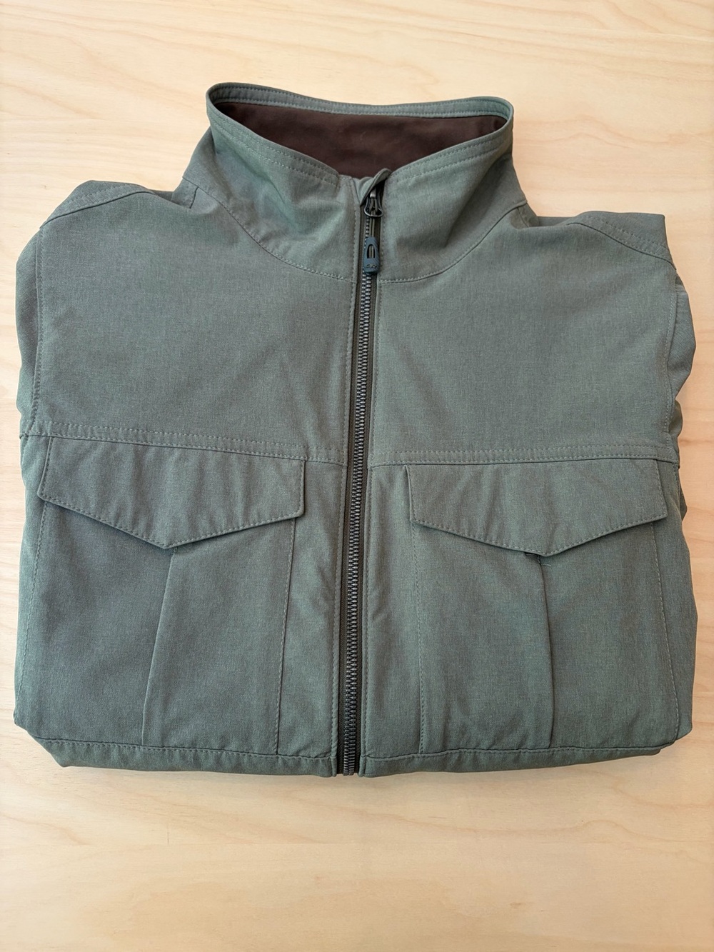 Outdoor Research Men's Olive Green Zip-Front Utility Jacket